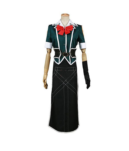 Kantai Collection : Vert Foncé Chikuma Costumes Cosplay Acheter Pas Cher